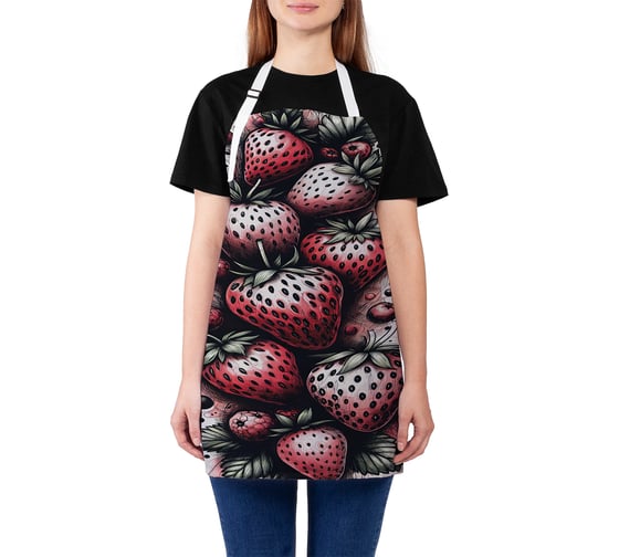 Изображение товара Фартук кухонный JoyArty Клубника, универсальный размер, для женщин и мужчин, ap_sd3444