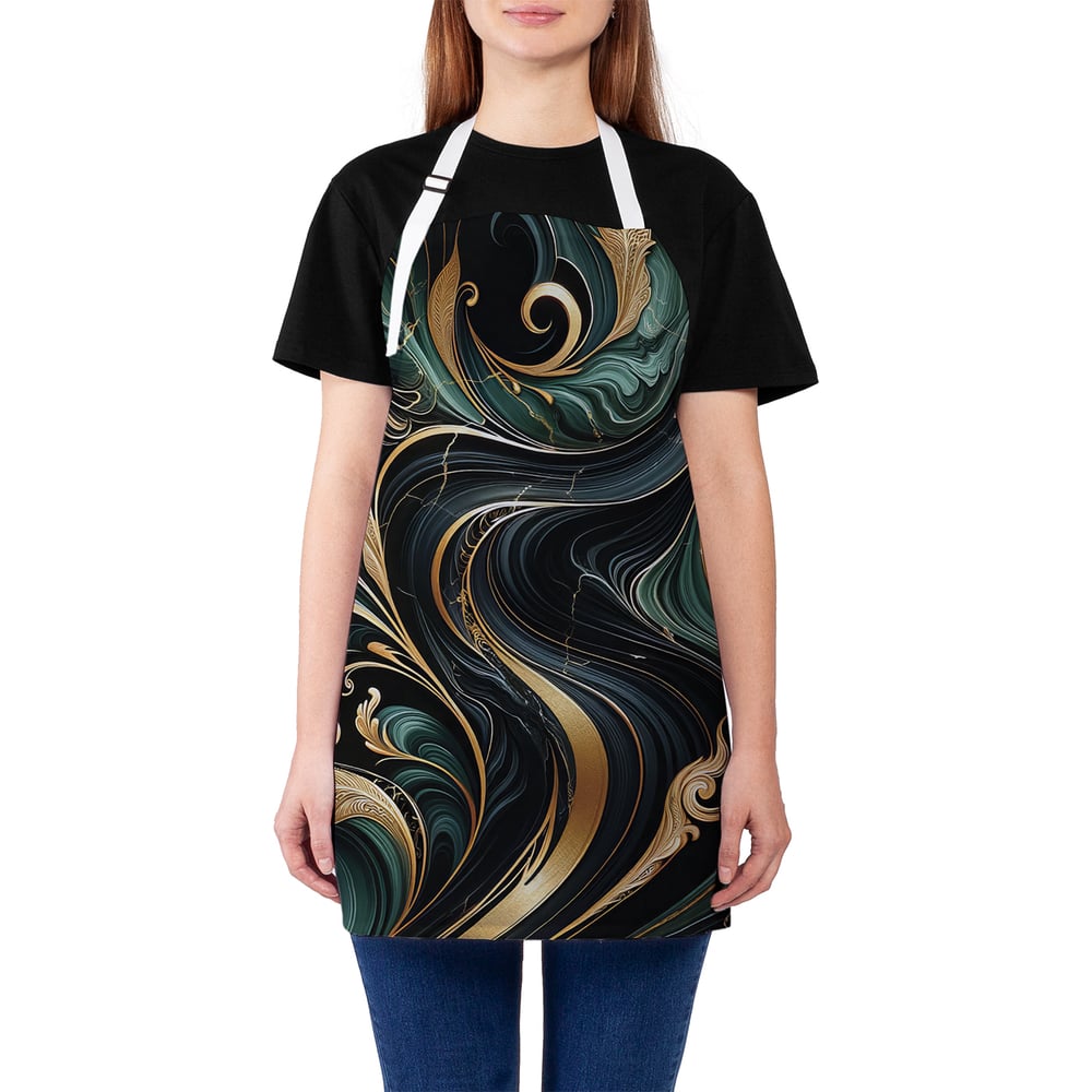 Изображение товара Фартук кухонный JoyArty с мраморным принтом универсальный размер