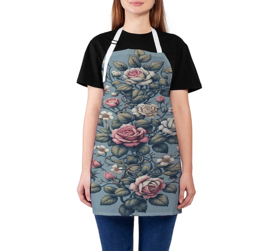 Изображение товара Фартук кухонный JoyArty Бутоны роз, универсальный размер, для женщин и мужчин, ap_sd3413