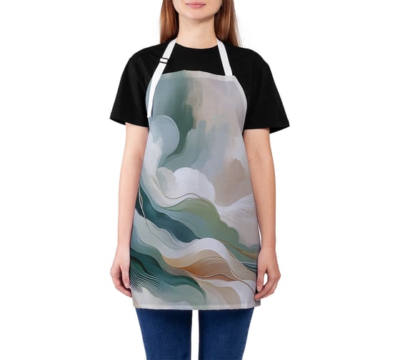 Изображение товара Фартук кухонный JoyArty Волна краской, универсальный размер, для женщин и мужчин, ap_sd3472
