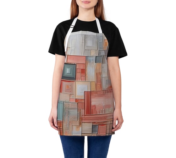 Изображение товара Фартук кухонный JoyArty Ровные мазки, универсальный размер, для женщин и мужчин, ap_sd3510