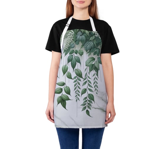 Изображение товара Фартук кухонный JoyArty Стена листьев, универсальный размер, для женщин и мужчин, ap_sd3535