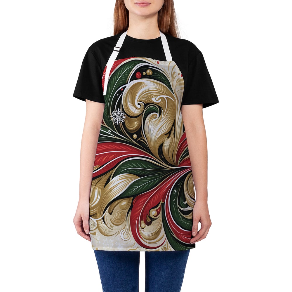 Изображение товара Фартук кухонный JoyArty Узоры краской унисекс для дома