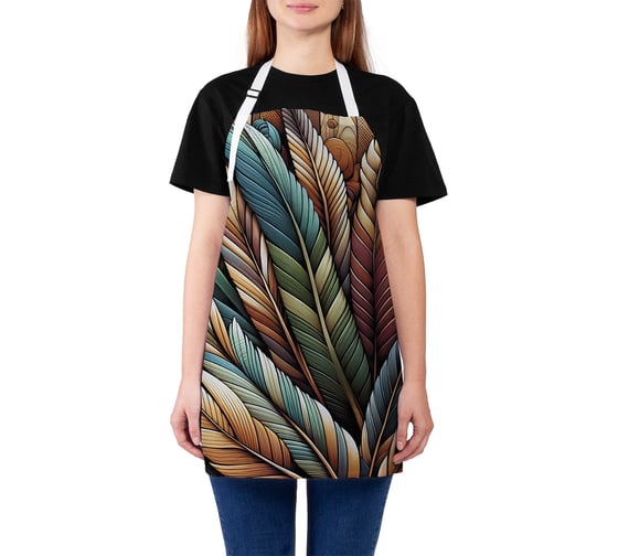 Изображение товара Фартук кухонный JoyArty Перья птиц, универсальный размер, для женщин и мужчин, ap_sd3458