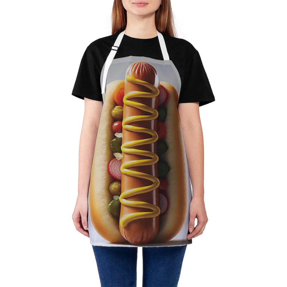 Изображение товара Фартук кухонный JoyArty Хот-дог унисекс для женщин и мужчин