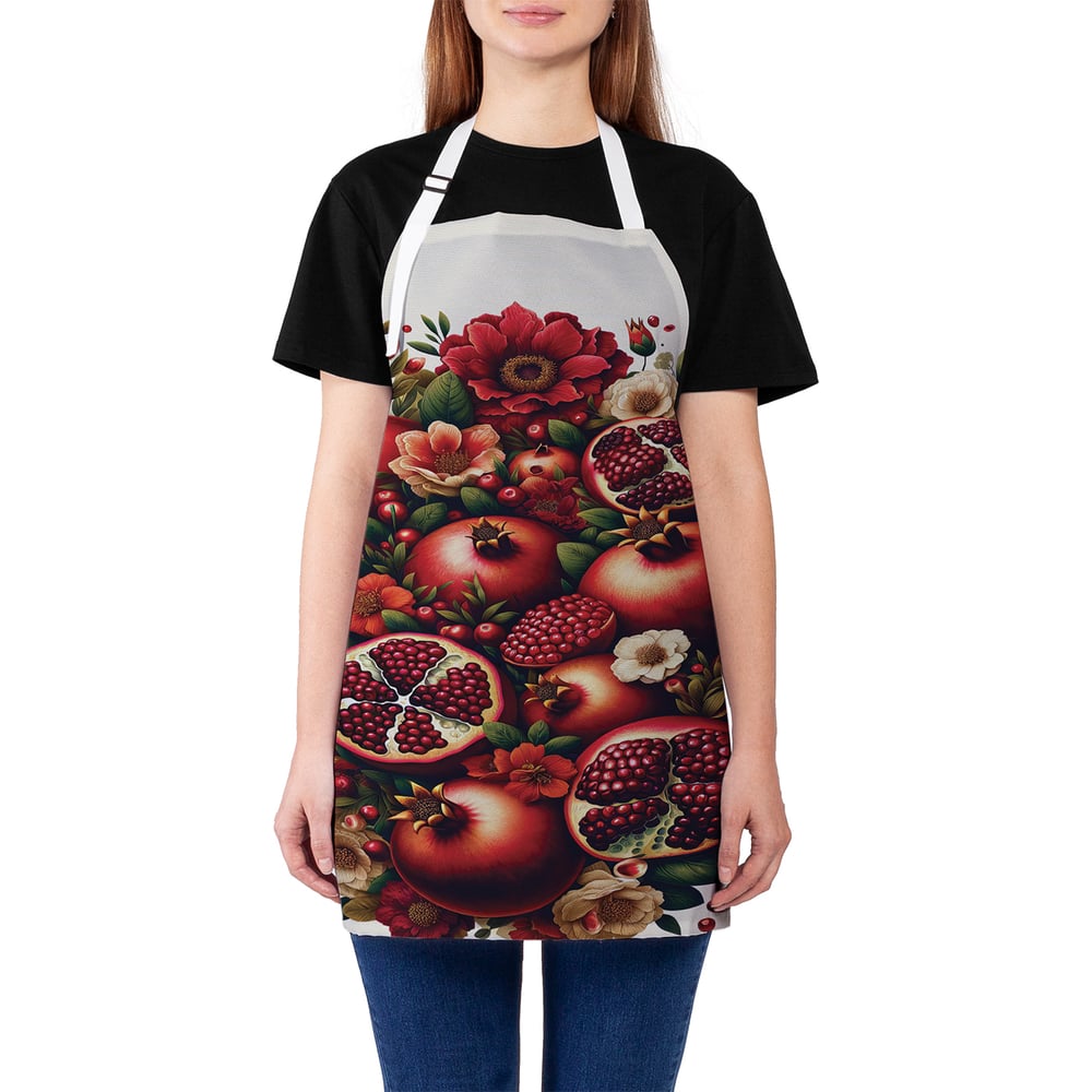 Изображение товара Фартук кухонный JoyArty Гранатовый букет универсальный размер