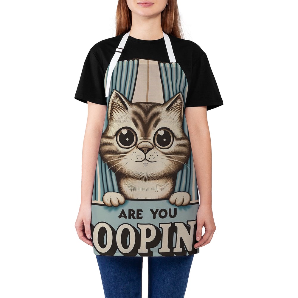 Изображение товара Фартук кухонный JoyArty Кот универсальный для женщин и мужчин