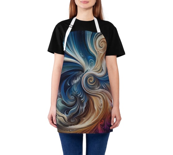 Изображение товара Фартук кухонный JoyArty Разводы краской, универсальный размер, для женщин и мужчин, ap_sd3475
