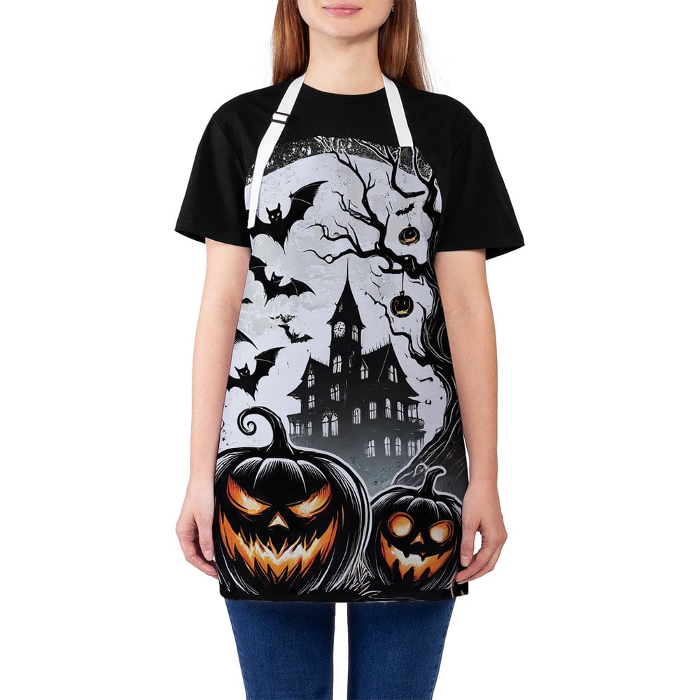 Изображение товара Фартук кухонный JoyArty Ночь страха для Хэллоуина