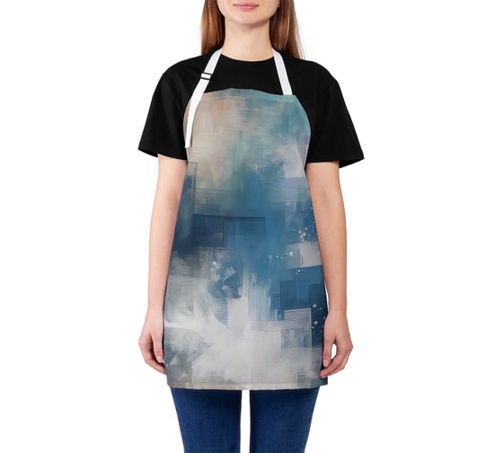 Изображение товара Фартук кухонный JoyArty Размытая краска, универсальный размер, для женщин и мужчин, ap_sd3569