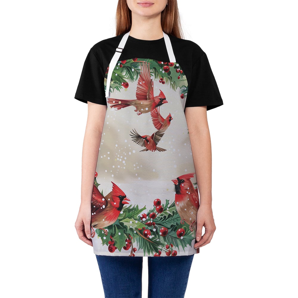 Изображение товара Кухонный фартук JoyArty Рождественский венок универсальный для женщин и мужчин