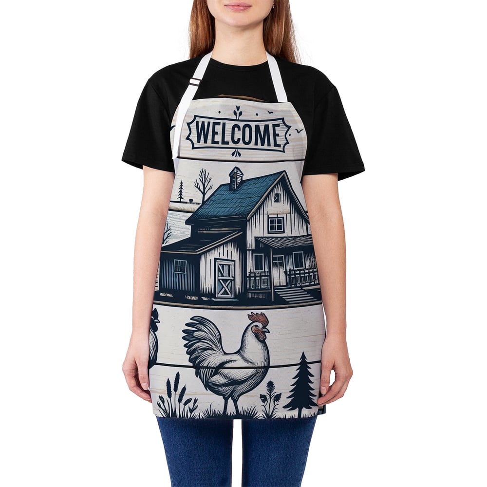Изображение товара Фартук кухонный JoyArty Ферма универсальный размер для мужчин и женщин