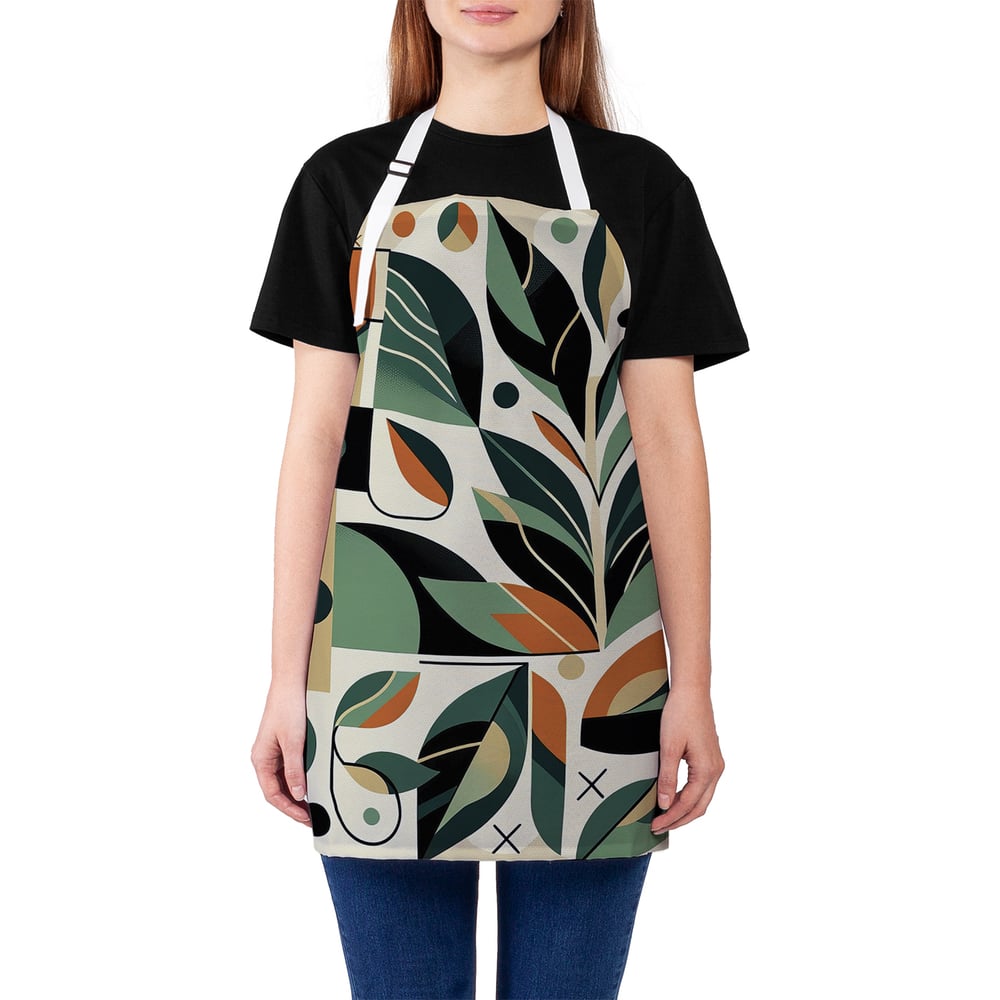 Изображение товара Фартук кухонный JoyArty Геометрия листьев универсальный размер