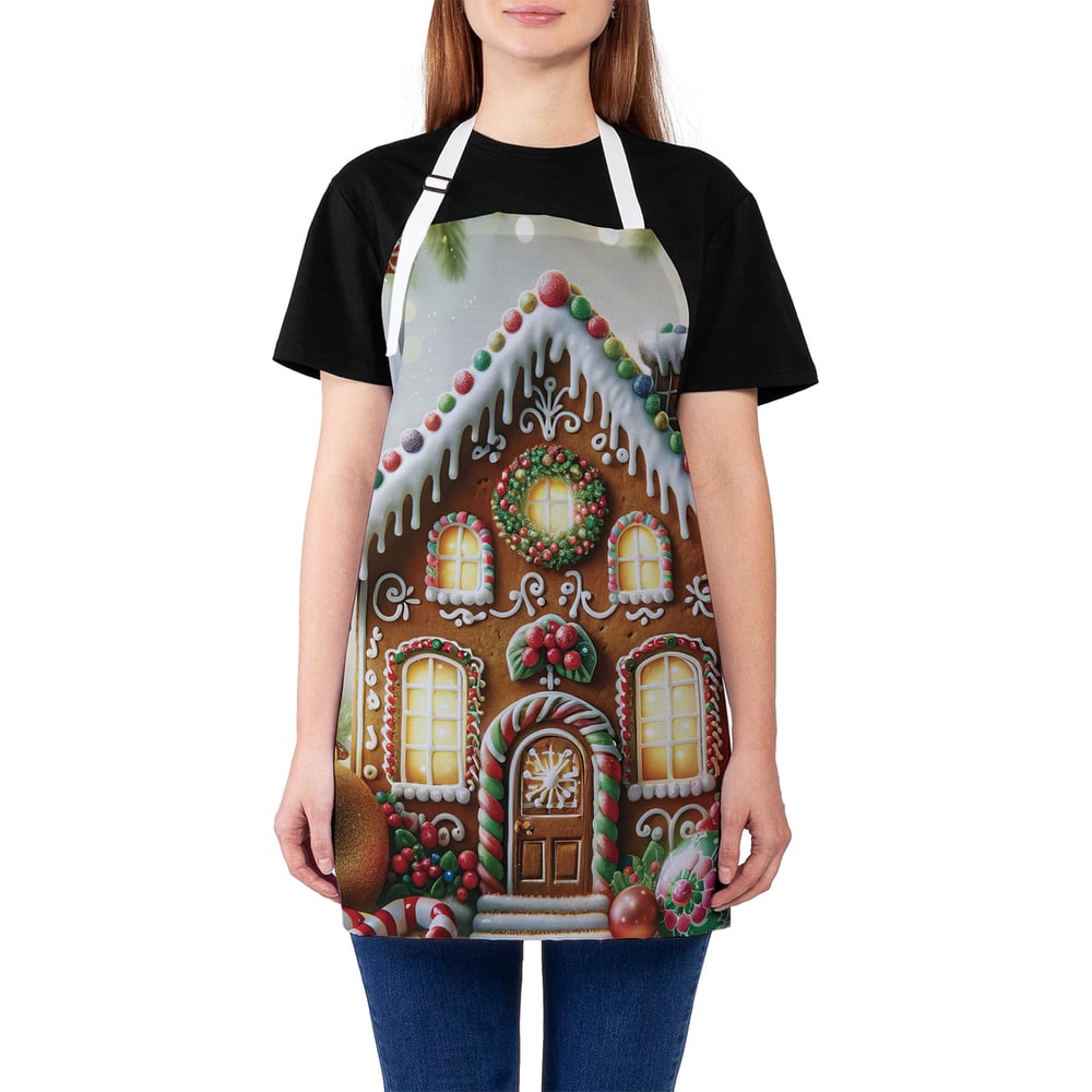 Изображение товара Фартук кухонный JoyArty Пряничный домик для дома