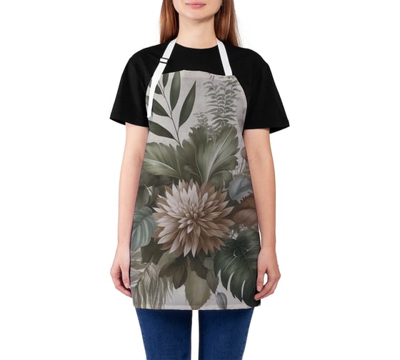 Изображение товара Фартук кухонный JoyArty Винтажные цветы, универсальный размер, для женщин и мужчин, ap_sd3553
