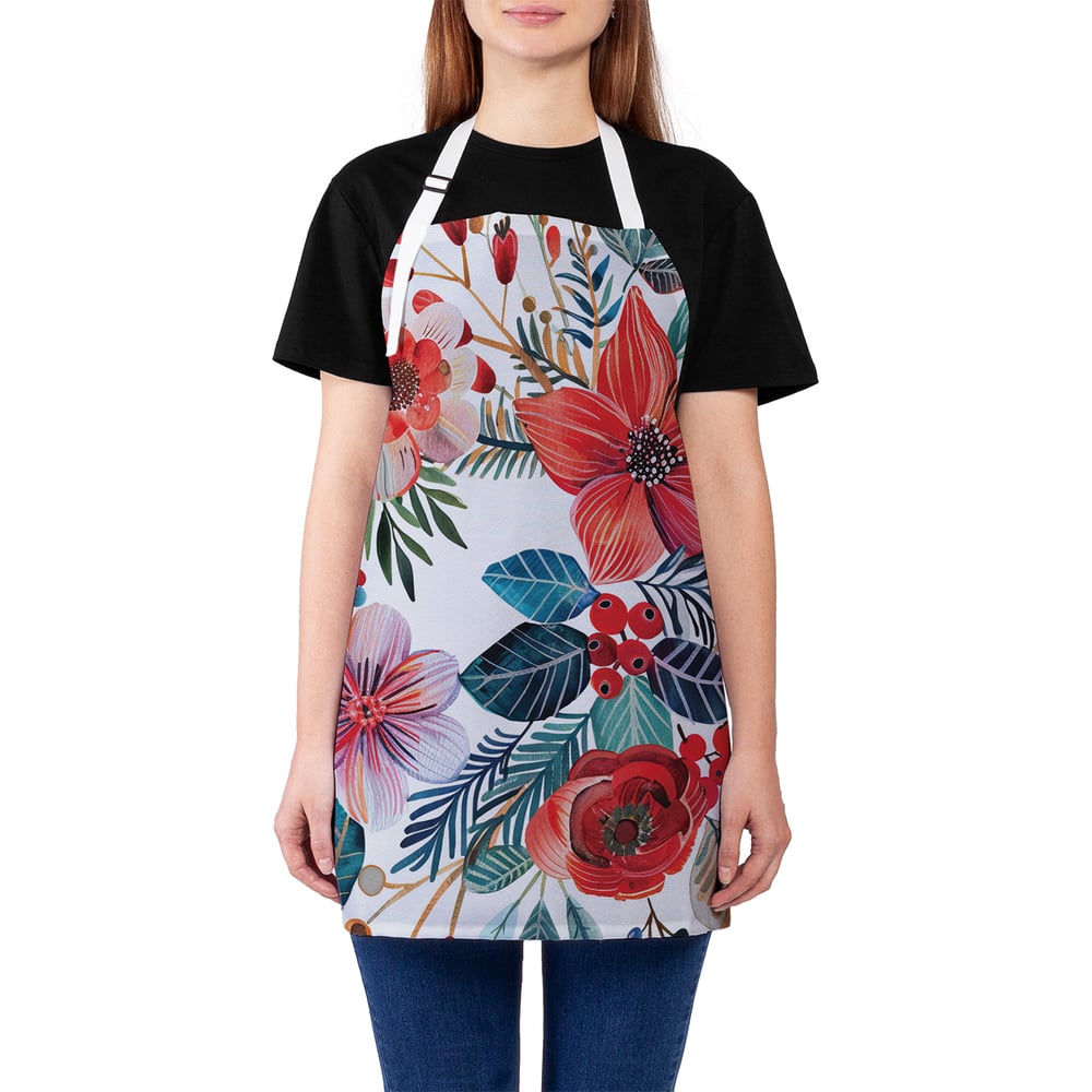 Изображение товара Фартук кухонный JoyArty Цветочный сбор универсальный