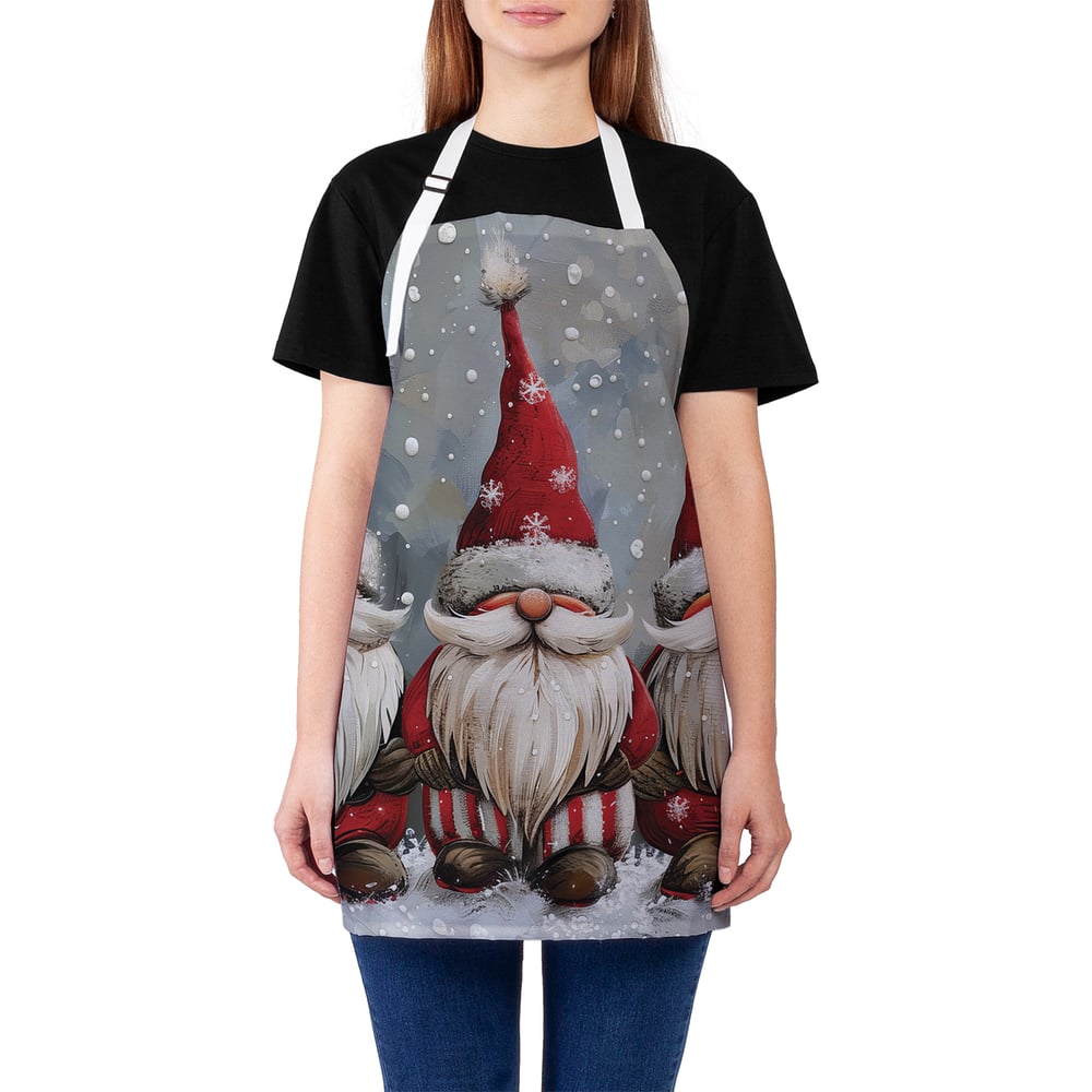 Изображение товара Фартук кухонный JoyArty Снежные гномы универсальный для женщин и мужчин