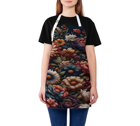 Изображение товара Фартук кухонный JoyArty Осенние цветы, универсальный размер, для женщин и мужчин, ap_sd3420