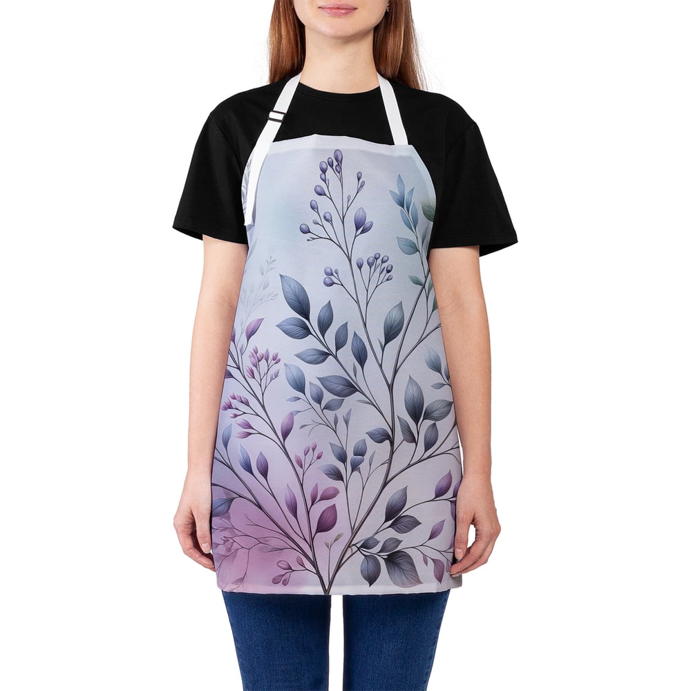 Изображение товара Кухонный фартук JoyArty Веточка бутонов универсальный для женщин и мужчин