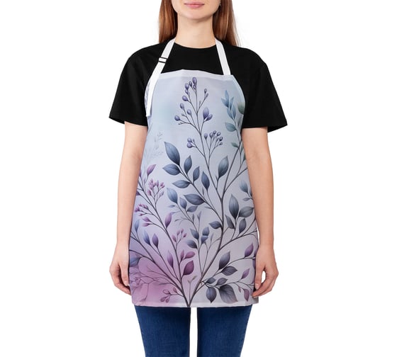 Изображение товара Фартук кухонный JoyArty Веточка бутонов, универсальный размер, для женщин и мужчин, ap_sd3494