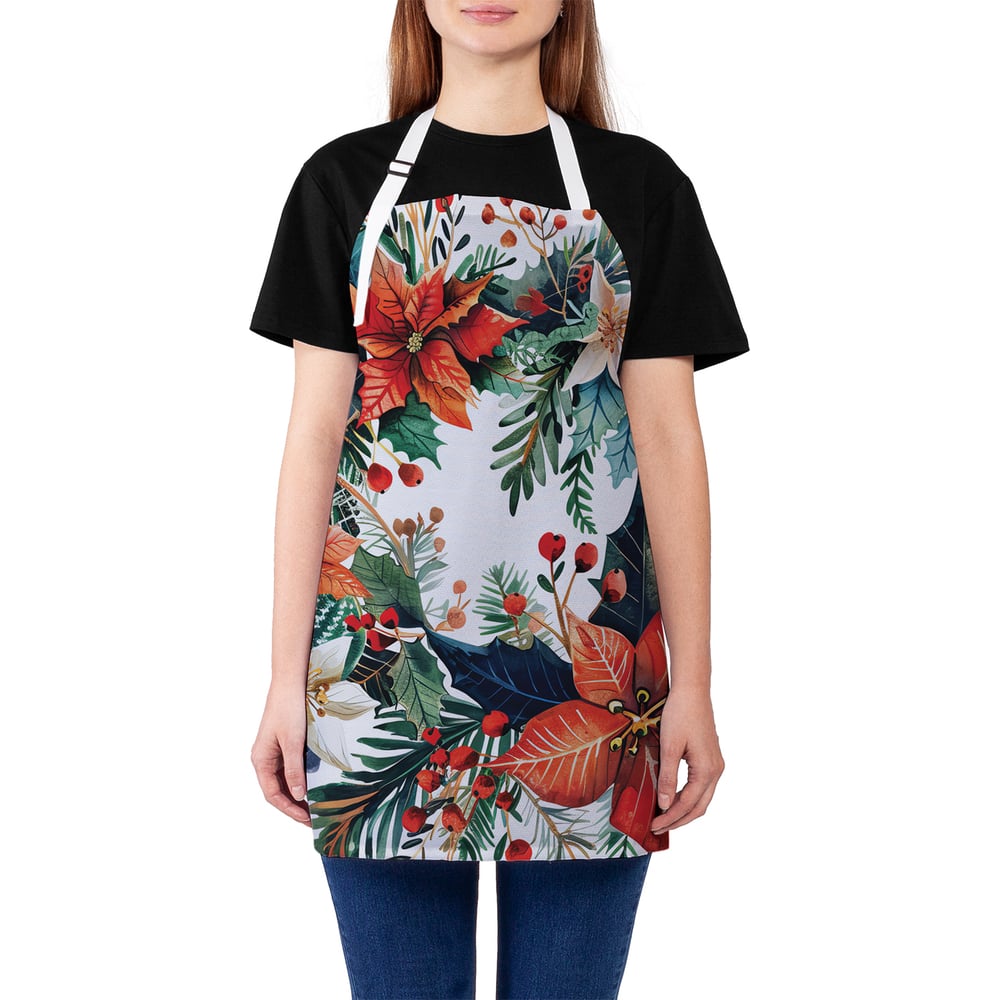 Изображение товара Фартук кухонный JoyArty Лиственный венок универсальный для мужчин и женщин