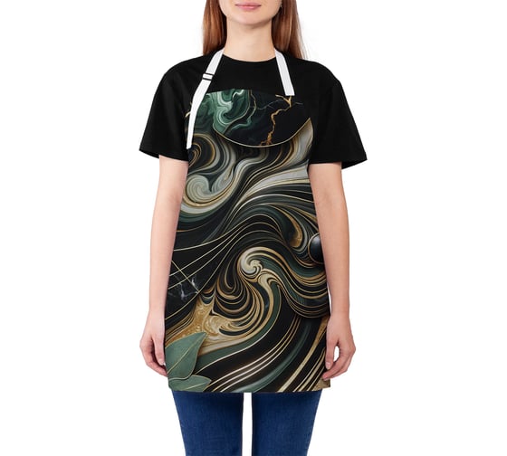 Изображение товара Фартук кухонный JoyArty Магический мрамор, универсальный размер, для женщин и мужчин, ap_sd3495