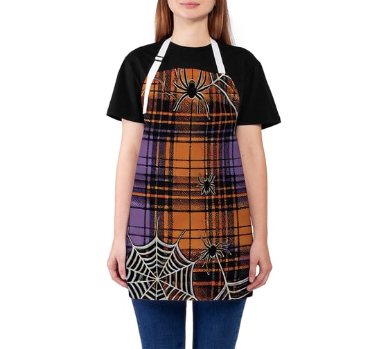 Изображение товара Фартук кухонный JoyArty Ужасающая клетка, универсальный размер, для женщин и мужчин, серия Хэллоуин ap_sd3934