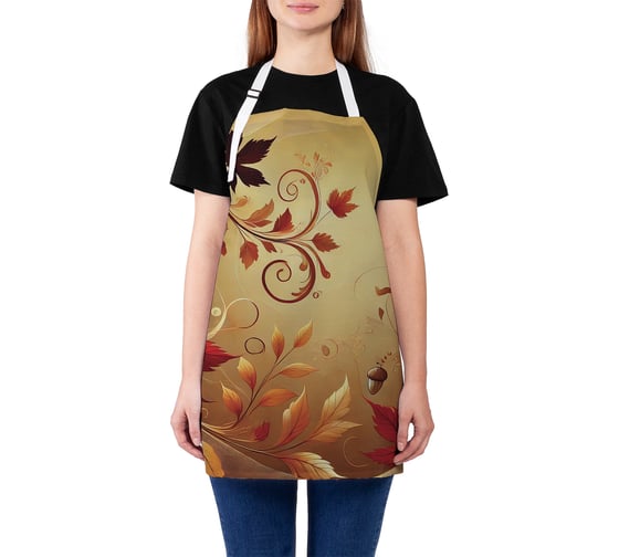Изображение товара Фартук кухонный JoyArty Листья на ветру, универсальный размер, для женщин и мужчин, ap_sd4008
