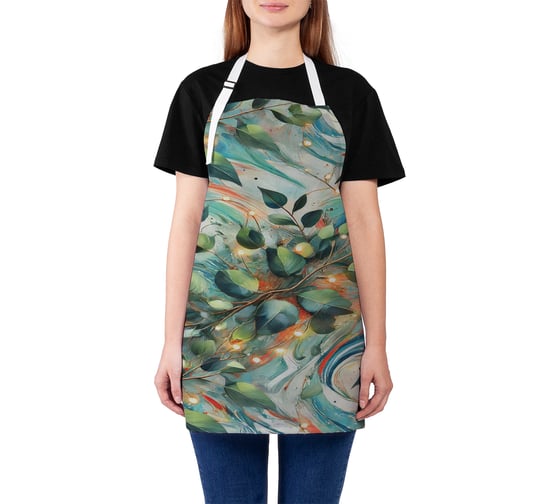 Изображение товара Фартук кухонный JoyArty Красочные огни, универсальный размер, для женщин и мужчин, серия Новый год и Рождество ap_sd3947