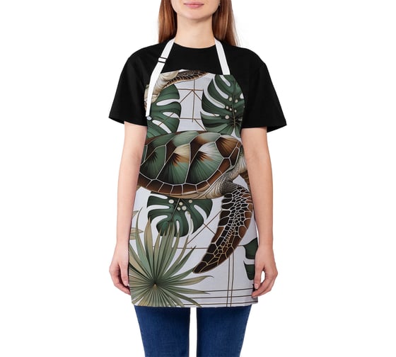 Изображение товара Фартук кухонный JoyArty Черепаха летает, универсальный размер, для женщин и мужчин, ap_sd3559