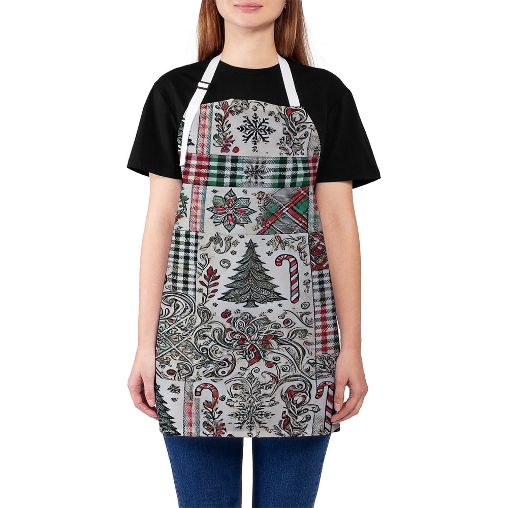 Изображение товара Фартук кухонный JoyArty Елочная мозайка для всей семьи