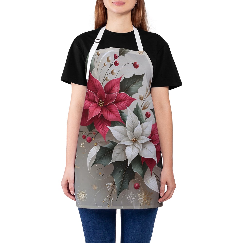 Изображение товара Фартук кухонный JoyArty Лиственные цветы универсальный