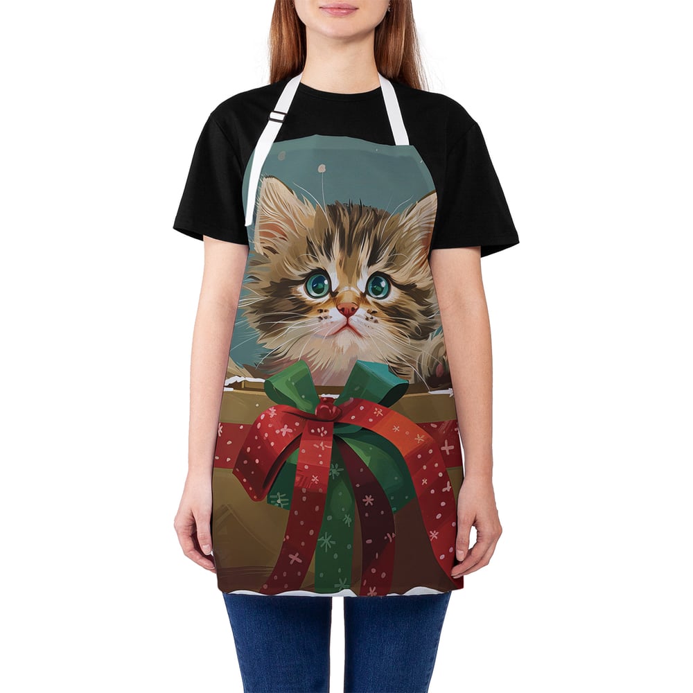 Изображение товара Кухонный фартук JoyArty Новогодний подарок универсальный с котами