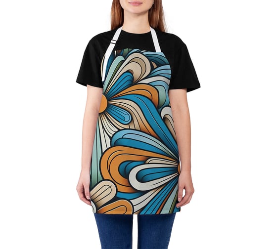 Изображение товара Фартук кухонный JoyArty Бутон ромашки, универсальный размер, для женщин и мужчин, ap_sd3552