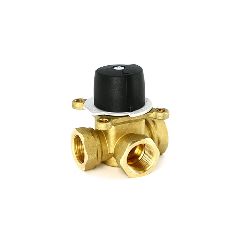 Трехходовой смесительный клапан Uni-Fitt клапан термостатический rommer rvm 0231 254325 смесительный 1 нр 20 43°с kv 2 5