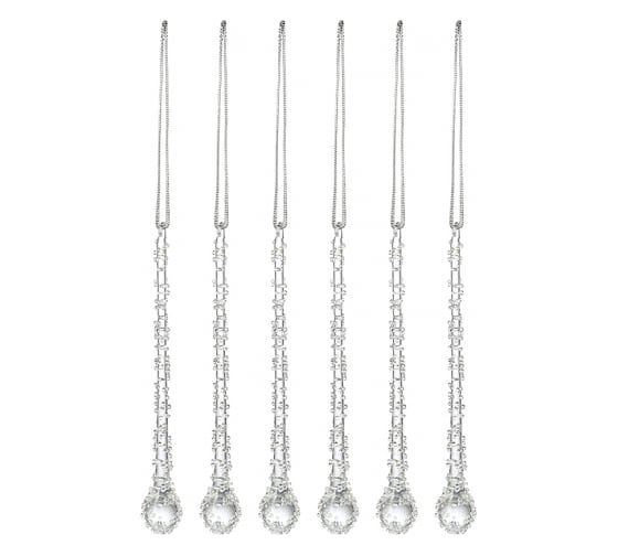 Изображение товара Набор елочных украшений Tkano Icy sparkles из коллекции New Year Essential TK24-NY_DEC0006