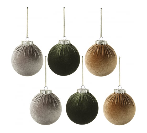 Изображение товара Набор елочных украшений Tkano Velvet Christmas из коллекции New Year Essential TK24-NY_DEC0011