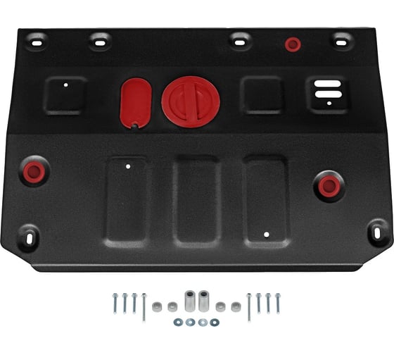 Изображение товара Защита картера АвтоБроня для Hongqi HS3 2024-н.в, рынок РФ, сталь 1.5 мм, с крепежом, штампованная 111.08020.1