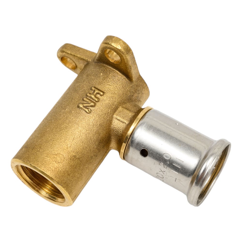 Изображение товара Угольник HENCO 90 градусов латунь 16x1/2 пресс