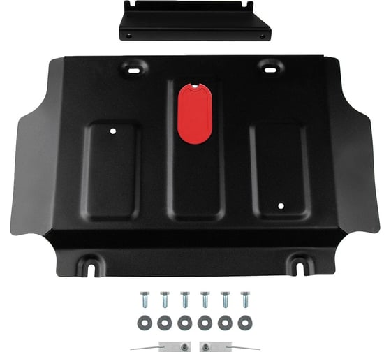 Изображение товара Защита картера АвтоБроня для JAC T9 АКПП 4WD 2024-н.в., сталь 1.8 мм, с крепежом, штампованная 111.09217.1