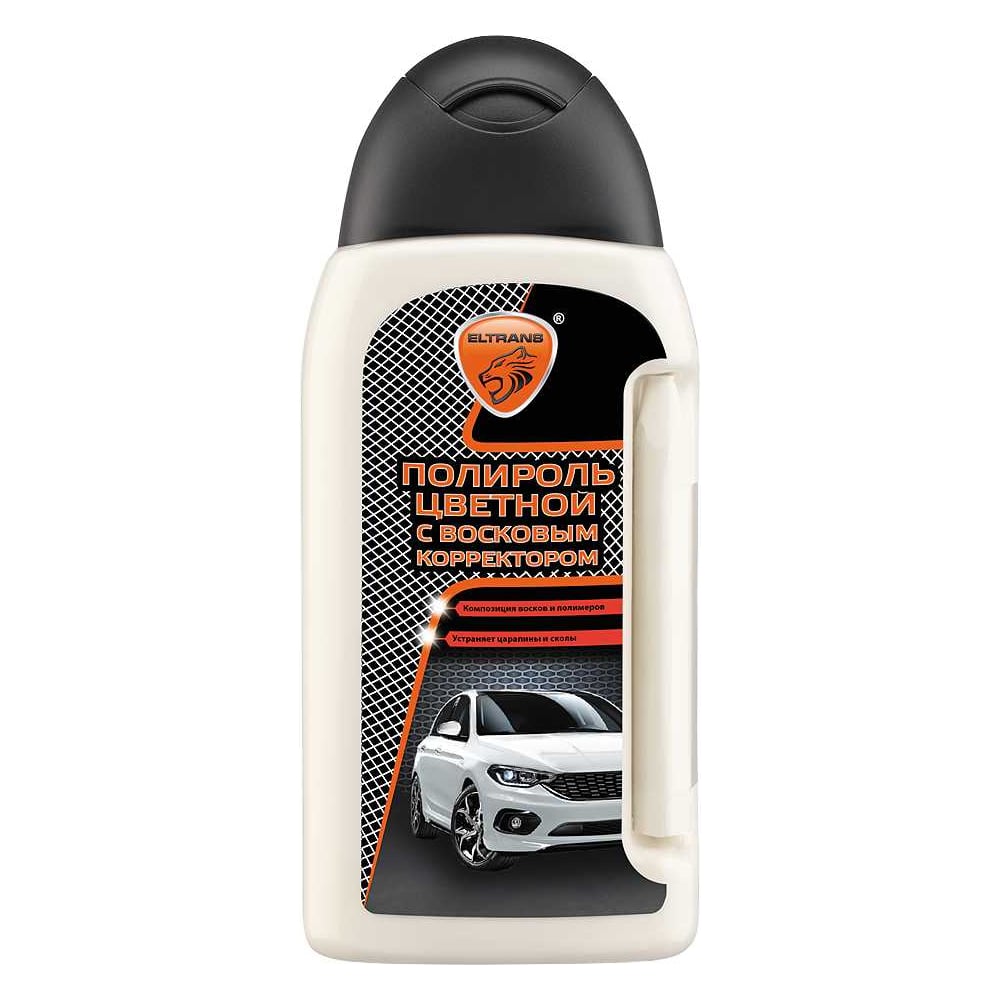 Изображение товара Цветной полироль ELTRANS с восковым корректором царапин, 350 мл