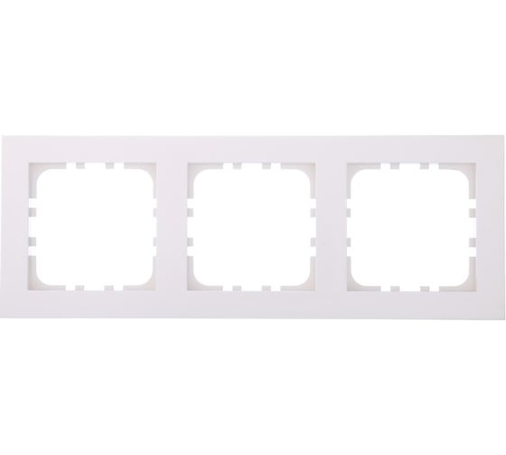 Изображение товара Рамка 3-постовая LK Studio LK80 FLAT белый 844304-1