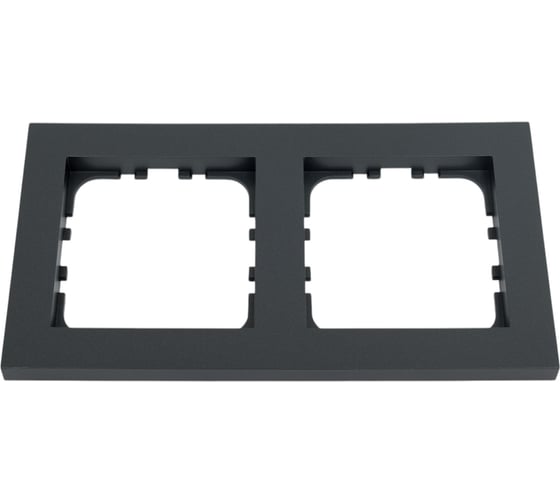 Изображение товара Рамка 2-постовая LK Studio LK80 FLAT черный бархат 844208-1