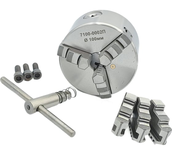 Изображение товара Патрон токарный 100 мм 3-х кулачковый 7100-0002П К11-100 TORNERI 038980