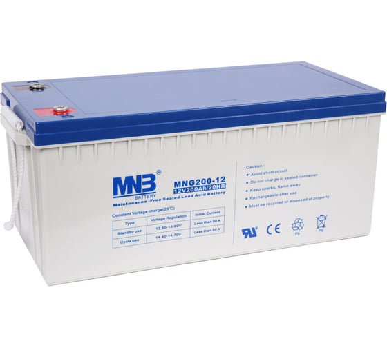 Изображение товара Батарея аккумуляторная АКБ MNG200-12 12В 200Ач MNB MNG200-12