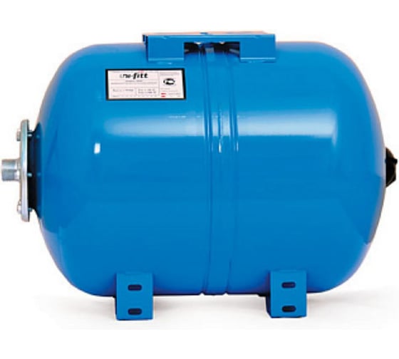 Изображение товара Гидроаккумулятор горизонтальный расширительный бак WAO24 24 л для водоснабжения Uni-Fitt WAO24-U