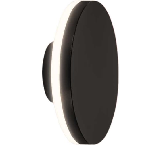 Изображение товара Светильник IN HOME уличный сд ДБУ HALO-R1530BL 15Вт 3000К IP54 150x50мм круглый черный 4690612056128