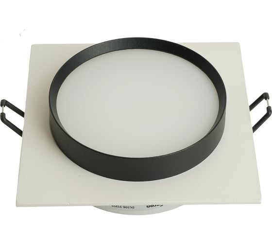 Изображение товара Светильник встраиваемый FERON DL506 потолочный GX53 белый + черный квадрат, 51359