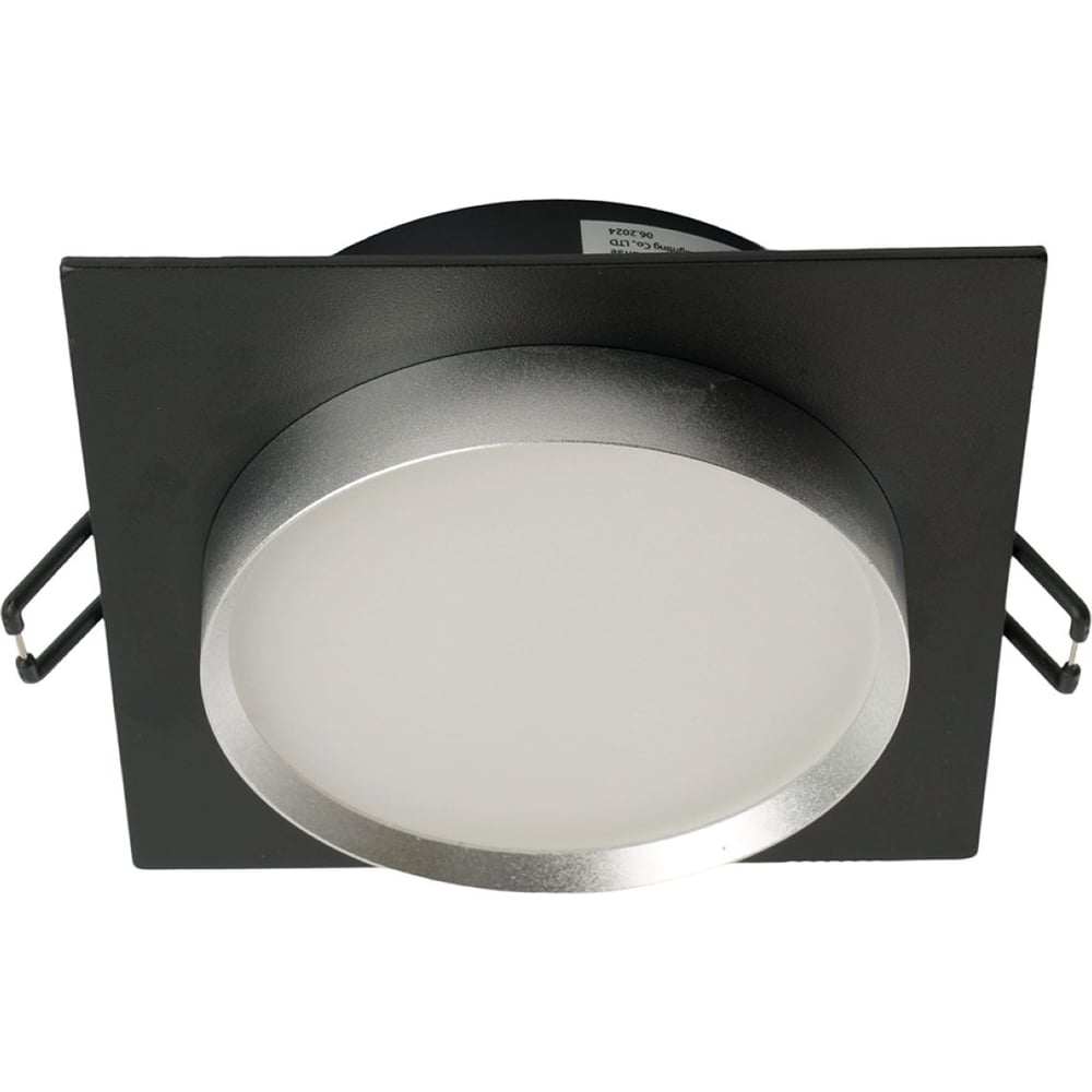 Изображение товара Встраиваемый светильник FERON DL506 потолочный с диодом GX53 черный серебро