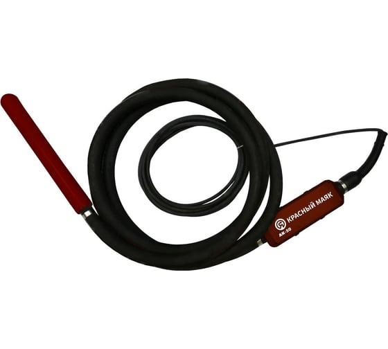 Изображение товара Электрический вибратор КРАСНЫЙ МАЯК АК50/42/220В, 50Гц, рукав 5м, кабель 8м Х143532986009